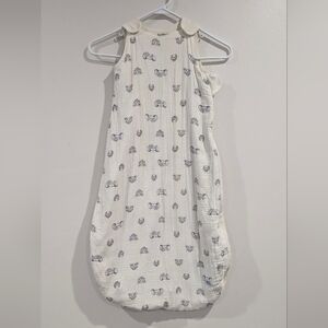 Kinghtlys Adventures Animal Print Cream Colored Cotton Sleep Sack